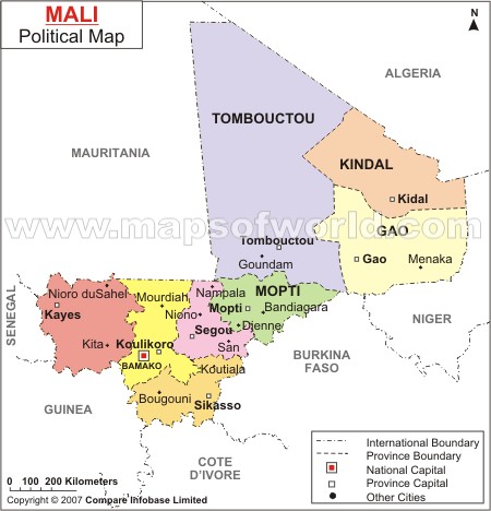 Bamako map